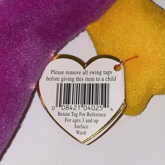 Ty Beanie Babies Patti The Platypus rare and original PVC pellets Style 4025 - Picture 5 of 7